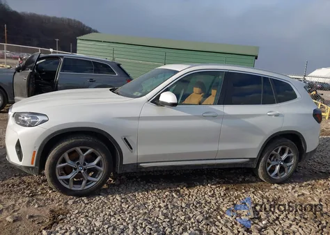 2023 BMW X3 xDrive30I z USA, uszkodzony, nr VIN 5UX53DP01P9S65668